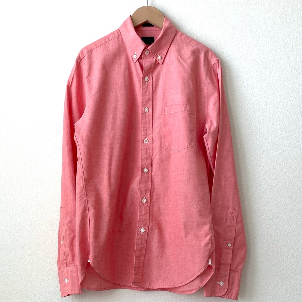j crew • men’s long sleeve button down shirt